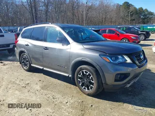 2019 Nissan Pathfinder SL with VIN 5N1DR2MN1KC632477, listed as a IAAI auction lot 41380902 with 81,849 mi miles and . Bid and sale history available at DreamBid. Image 1.