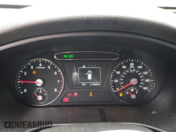 2017 Kia Sorento LX with VIN 5XYPGDA37HG298921, listed as a Copart auction lot 55575005 with 117,845 mi miles and Salvage title. Bid and sale history available at DreamBid. Image 9.