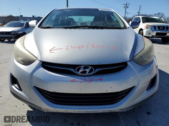 2013 Hyundai Elantra Limited with VIN KMHDH4AE1DU525039, listed as a Copart auction lot 49798485 with 236,973 mi miles and Clean Title. Bid and sale history available at carsss.com. Image 5.