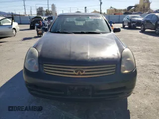 2003 Infiniti G35 w/Leather with VIN JNKCV51E03M011081, listed as a Copart auction lot 88648655 with 169,633 mi miles and Salvage Title. Bid and sale history available at carsss.com. Image 5.