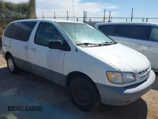 2000 Toyota Sienna CE z VIN 4T3ZF19C7YU203905, wystawiony jako IAAI lot #42256001 z przebiegiem 208 455 mil mil oraz . Historia ofert i sprzedaży dostępna na DreamBid. Obrazek 1.