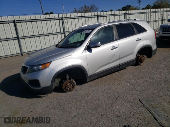 2013 Kia Sorento LX with VIN 5XYKT4A2XDG344717, listed as a Copart auction lot 49979575 with 237,285 mi miles and Clean Title. Bid and sale history available at carsss.com. Image 1.