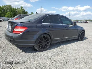 2009 Mercedes-Benz C 300 Sport with VIN WDDGF81X59F265844, listed as a Copart auction lot 53317415 with 209,533 mi miles and Salvage title. Bid and sale history available at DreamBid. Image 3.