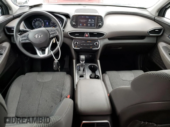 2020 Hyundai Santa Fe SE with VIN 5NMS23AD0LH156470, listed as a Copart auction lot 38749673 with 62,186 mi miles. Bid and sale history available at carsss.com. Image 8.