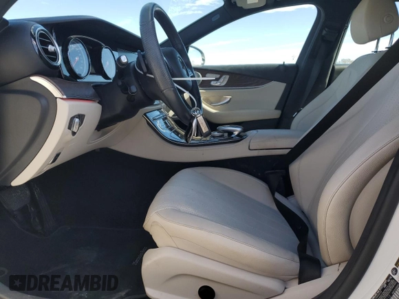 2017 Mercedes-Benz E-Class E 400 Luxury with VIN WDDZH6GB9HA142112, listed as a Copart auction lot 42310045 with 24,004 mi miles and Salvage Title. Bid and sale history available at carsss.com. Image 7.