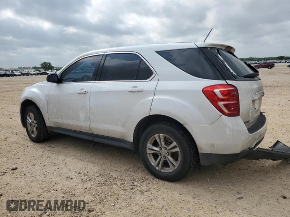 2017 Chevrolet Equinox LS with VIN 2GNALBEK2H1534688, listed as a Copart auction lot 54545965 with 111,503 mi miles and Salvage Title. Bid and sale history available at DreamBid. Image 2.