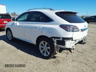 2012 Lexus RX with VIN 2T2ZK1BA3CC073186, listed as a IAAI auction lot 41681574 with 110,000 mi miles. Bid and sale history available at carsss.com. Image 3.