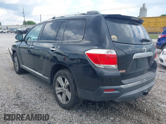 2012 Toyota Highlander Limited with VIN 5TDDK3EH4CS144826, listed as a IAAI auction lot 42151700 with 204,066 mi miles and . Bid and sale history available at DreamBid. Image 3.