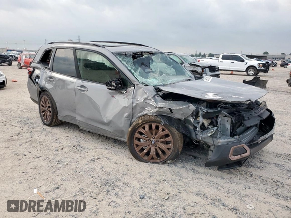 2025 Subaru Forester Special Sports with VIN JF2SLDHCXSH551077, listed as a Copart auction lot 55335325 with 9 mi miles and Salvage title. Bid and sale history available at DreamBid. Image 4.