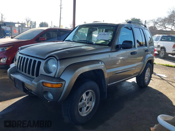 2004 Jeep Liberty Limited with VIN 1J4GL58K64W254155, listed as a IAAI auction lot 41350175 with 165,822 mi miles. Bid and sale history available at carsss.com. Image 17.