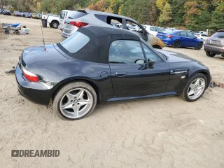 2000 BMW Z3 M 3.2L with VIN WBSCK9349YLC92120, listed as a Copart auction lot 76444454 with 55,107 mi miles and Clean Title. Bid and sale history available at carsss.com. Image 3.
