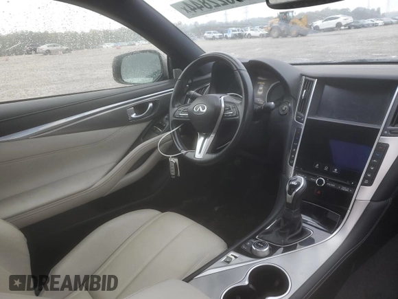 2018 Infiniti Q60 Sport with VIN JN1EV7EK4JM340498, listed as a Copart auction lot 79622844 with 93,528 mi miles and Clean Title. Bid and sale history available at DreamBid. Image 8.