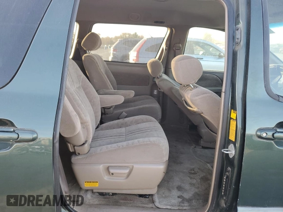 2002 Toyota Sienna LE with VIN 4T3ZF13C72U493367, listed as a Copart auction lot 46255805 with 167,425 mi miles and Salvage title. Bid and sale history available at DreamBid. Image 11.