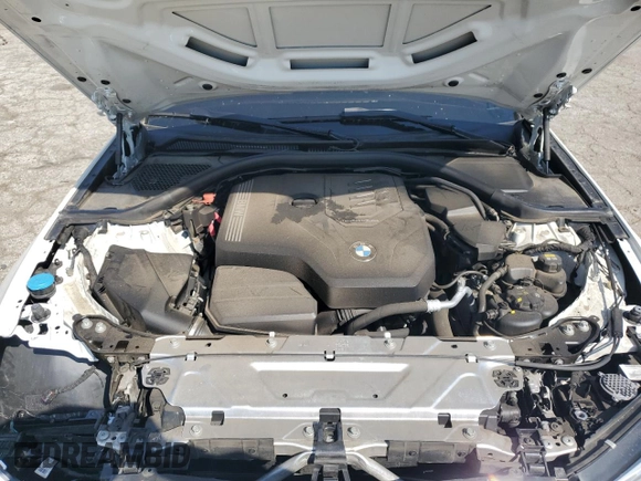 2021 BMW 3 Series 330i with VIN 3MW5R1J0XM8C09626, listed as a Copart auction lot 52205805 with 52,261 mi miles and Salvage title. Bid and sale history available at DreamBid. Image 11.
