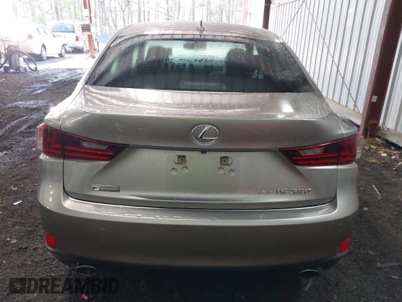 2015 Lexus IS 250 with VIN JTHCF1D26F5024746, listed as a IAAI auction lot 41991935 with 101,397 mi miles. Bid and sale history available at carsss.com. Image 16.