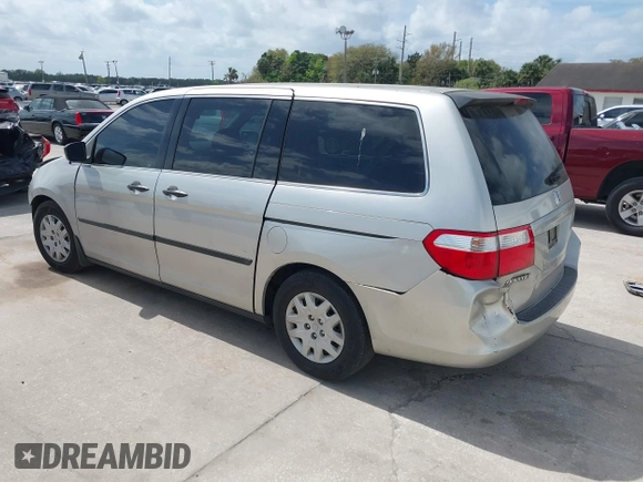 2007 Honda Odyssey LX with VIN 5FNRL38277B507690, listed as a IAAI auction lot 41718540 with 508,172 mi miles. Bid and sale history available at carsss.com. Image 3.