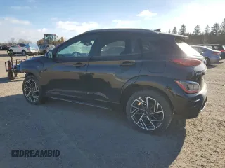 2023 Hyundai Kona N Line with VIN KM8K3CA30PU992830, listed as a Copart auction lot 85872864 with 32,365 mi miles and Salvage Title. Bid and sale history available at carsss.com. Image 2.