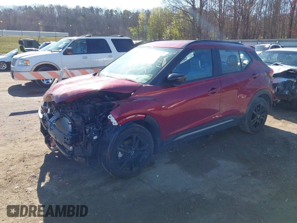 2024 Nissan Kicks SR with VIN 3N1CP5DV1RL560916, listed as a IAAI auction lot 41811494 with 2,133 mi miles and . Bid and sale history available at carsss.com. Image 2.
