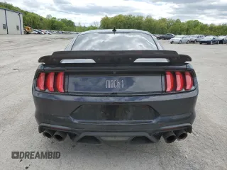 2021 Ford Mustang Mach 1 with VIN 1FA6P8R06M5555038, listed as a Copart auction lot 56496525 with 16,174 mi miles and Salvage title. Bid and sale history available at DreamBid. Image 6.