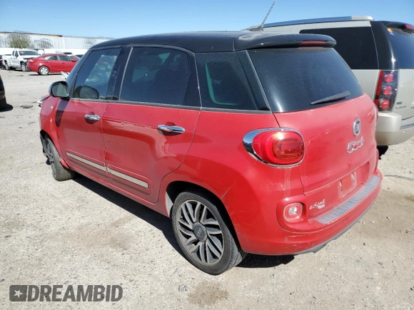 2015 FIAT 500L Lounge with VIN ZFBCFACH5FZ030864, listed as a Copart auction lot 76831154 with 119,647 mi miles and Salvage Title. Bid and sale history available at carsss.com. Image 2.