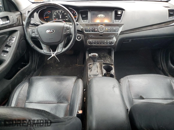 2014 Kia Cadenza Premium with VIN KNALN4D70E5153093, listed as a Copart auction lot 77487944 with 122,907 mi miles and Salvage Title. Bid and sale history available at carsss.com. Image 8.