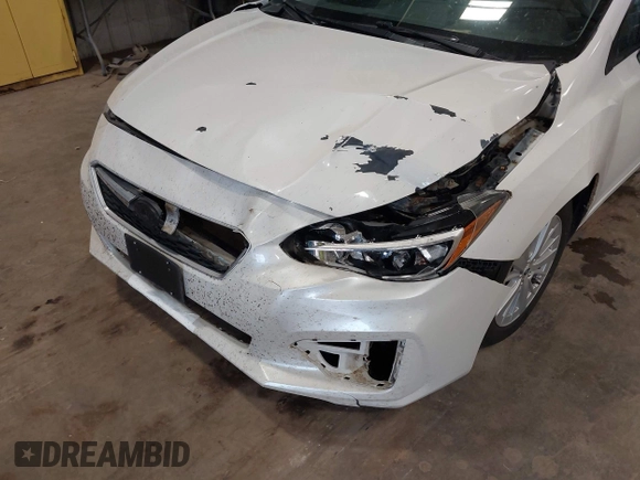 2017 Subaru Impreza Premium with VIN 4S3GTAD61H3727314, listed as a IAAI auction lot 42316108 with 111,215 mi miles and . Bid and sale history available at DreamBid. Image 6.