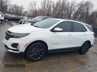 2022 Chevrolet Equinox RS with VIN 3GNAXMEVXNS118530, listed as a IAAI auction lot 41452469 with 53,217 mi miles and . Bid and sale history available at DreamBid. Image 14.