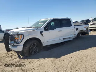 2022 Ford F-150 XL with VIN 1FTFW1E56NKE47897, listed as a Copart auction lot 46837945 with 100,353 mi miles and Salvage Title. Bid and sale history available at carsss.com. Image 1.