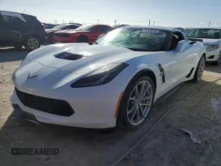2017 Chevrolet Corvette Grand Sport 1LT with VIN 1G1YV2D78H5107232, listed as a Copart auction lot 74328344 with 0 mi miles and Non Repairable. Bid and sale history available at carsss.com. Image 1.