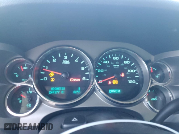 2011 Chevrolet Silverado 1500 LT with VIN 3GCPKSE34BG245681, listed as a Copart auction lot 62513134 with 247,377 mi miles and Salvage Title. Bid and sale history available at DreamBid. Image 9.