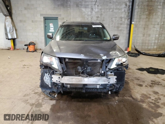 2017 Nissan Pathfinder SV with VIN 5N1DR2MM4HC695511, listed as a Copart auction lot 53692755 with 90,148 mi miles and Salvage title. Bid and sale history available at DreamBid. Image 5.