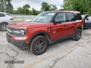 2023 Ford Bronco Sport Big Bend with VIN 3FMCR9B64PRD44560, listed as a Copart auction lot 59221115 with 24,837 mi miles and Salvage title. Bid and sale history available at DreamBid. Image 1.