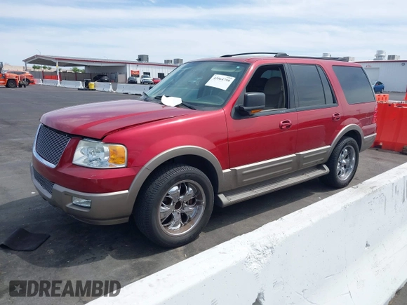 2004 Ford Expedition Eddie Bauer with VIN 1FMPU17LX4LB81956, listed as a IAAI auction lot 42064799 with 142,049 mi miles. Bid and sale history available at carsss.com. Image 2.