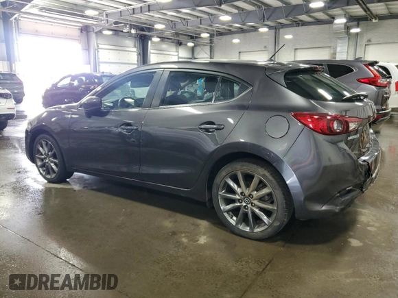 2018 Mazda 3 Touring with VIN 3MZBN1L37JM270277, listed as a Copart auction lot 55070135 with 24,392 mi miles and Salvage Title. Bid and sale history available at DreamBid. Image 2.