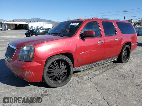 2007 GMC Yukon XL SLT with VIN 1GKFC16097R196495, listed as a Copart auction lot 88444535 with 125,258 mi miles and Salvage Title. Bid and sale history available at carsss.com. Image 1.