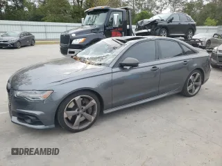 2018 Audi A6 Premium with VIN WAUFFBFC1JN009619, listed as a Copart auction lot 75190364 with 55,398 mi miles and Salvage title. Bid and sale history available at DreamBid. Image 1.