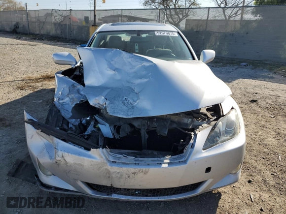 2008 Lexus IS 250 z VIN JTHBK262982061367, wystawiony jako Copart lot #52979875 z przebiegiem 168 685 mil mil oraz Szkoda całkowita • Salvage title. Historia ofert i sprzedaży dostępna na DreamBid. Obrazek 5.