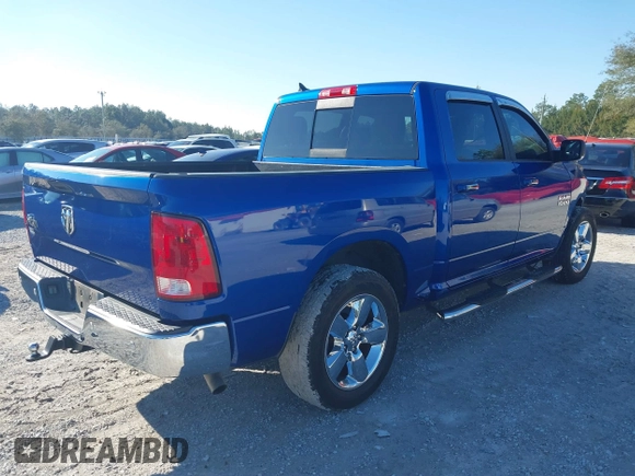 2018 Ram 1500 Big Horn with VIN 1C6RR6LG2JS174075, listed as a IAAI auction lot 41629171 with 120,785 mi miles. Bid and sale history available at carsss.com. Image 4.