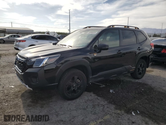2023 Subaru Forester Wilderness with VIN JF2SKAMC2PH450243, listed as a Copart auction lot 58396525 with 24,880 mi miles and Salvage title. Bid and sale history available at DreamBid. Image 1.
