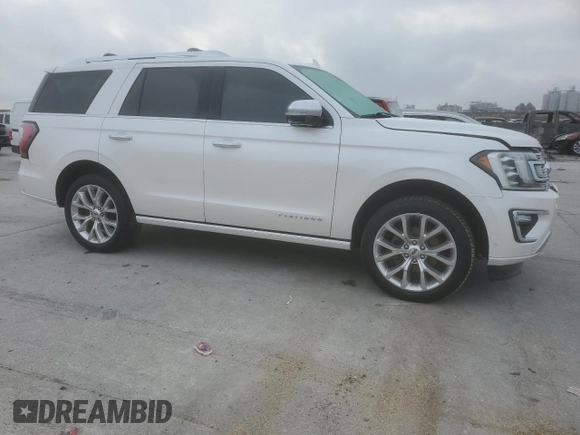 2018 Ford Expedition Platinum with VIN 1FMJU1LT3JEA51769, listed as a Copart auction lot 50543075 with 0 mi miles and Salvage Title. Bid and sale history available at carsss.com. Image 4.