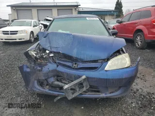 2004 Honda Civic LX with VIN 2HGES15524H590263, listed as a Copart auction lot 49978515 with 0 mi miles and Salvage Title. Bid and sale history available at carsss.com. Image 5.