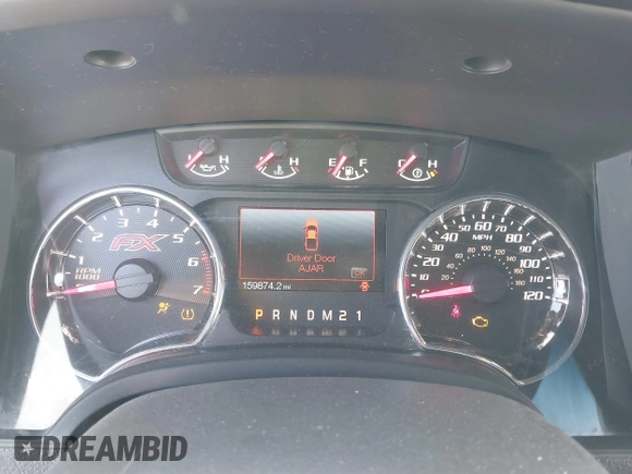 2014 Ford F-150 XL with VIN 1FTFW1ET2EFB20579, listed as a IAAI auction lot 41434191 with 159,874 mi miles. Bid and sale history available at carsss.com. Image 15.