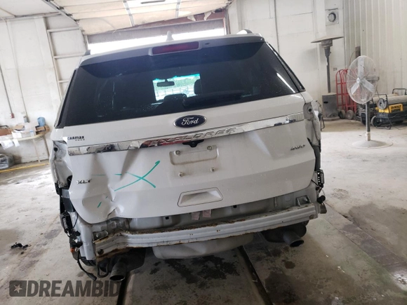 2017 Ford Explorer XLT with VIN 1FM5K8D81HGB68095, listed as a Copart auction lot 53816325 with 118,617 mi miles and Salvage Title. Bid and sale history available at DreamBid. Image 6.