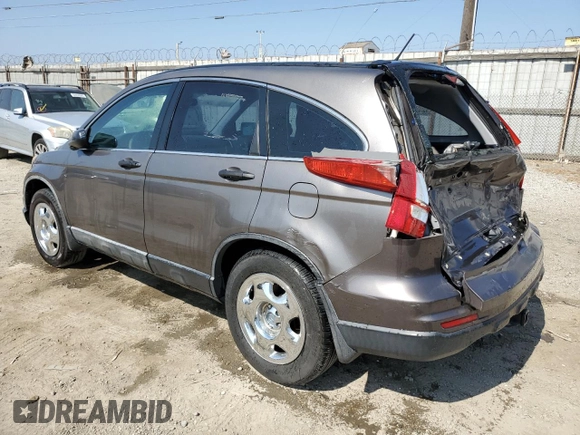 2010 Honda CR-V LX with VIN 5J6RE3H3XAL014202, listed as a Copart auction lot 62591285 with 166,706 mi miles and Salvage title. Bid and sale history available at DreamBid. Image 2.