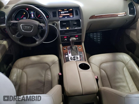 2015 Audi Q7 Premium Plus with VIN WA1LGAFE4FD007532, listed as a Copart auction lot 59260105 with 153,078 mi miles and Clean title. Bid and sale history available at DreamBid. Image 8.