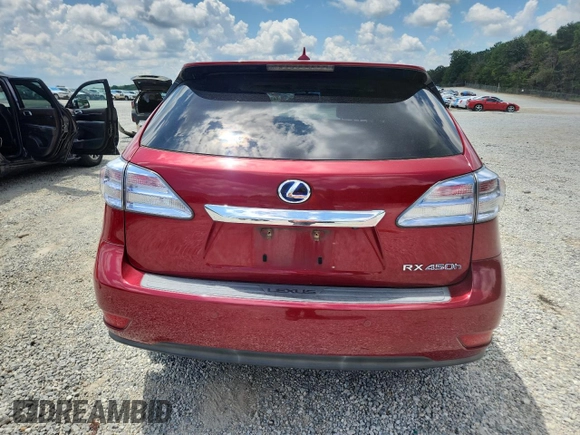 2012 Lexus RX 450h with VIN JTJZB1BA4C2006421, listed as a Copart auction lot 64315385 with 189,486 mi miles and Clean title. Bid and sale history available at DreamBid. Image 6.