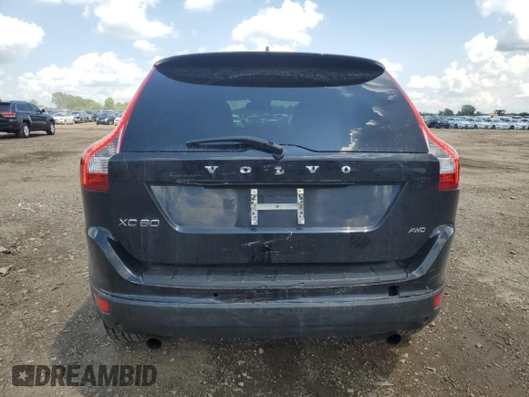 2012 Volvo XC60 PZEV with VIN YV4940DZ4C2302482, listed as a Copart auction lot 61491205 with 92,967 mi miles and Salvage title. Bid and sale history available at DreamBid. Image 6.