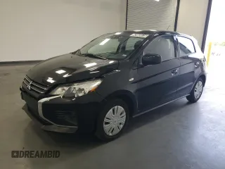 2024 Mitsubishi Mirage ES z VIN ML32AUHJ2RH013778, wystawiony jako Copart lot #62065675 z przebiegiem 17 444 mil mil oraz Czysty tytuł • Clean title. Historia ofert i sprzedaży dostępna na DreamBid. Obrazek 1.