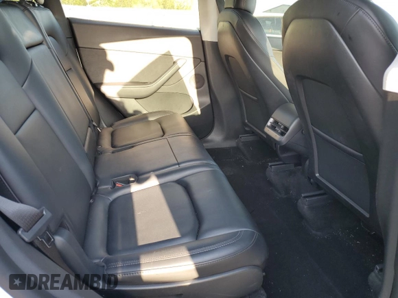 2022 Tesla Model Y Long Range with VIN 7SAYGAEE7NF376795, listed as a Copart auction lot 55113135 with 66,796 mi miles and Salvage Title. Bid and sale history available at carsss.com. Image 11.