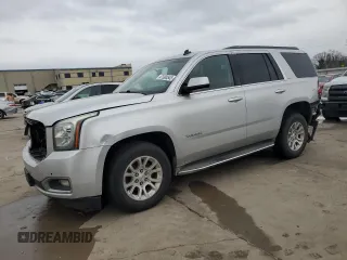 2015 GMC Yukon SLE with VIN 1GKS1AKC3FR260002, listed as a Copart auction lot 47590545 with 358,891 mi miles and Salvage Title. Bid and sale history available at carsss.com. Image 1.